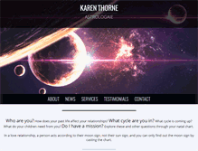 Tablet Screenshot of karenthorne.com